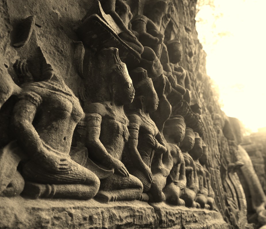 Apsara, the dancing girls